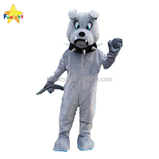 Qualità costume da mascotte bulldog per l'intrattenimento