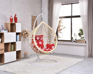 เก้าอี้หวายเทียมแบบแขวน งานฝีมือ เก้าอี้ทรงไข่ สำหรับคนเดียว - Product Image 6