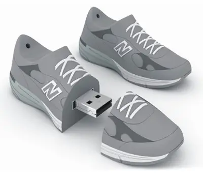 Custom Logo USB 3.0 Flash Drive Usb Stick Sport Shoes Memory Stick USB 2.0 Poly Bag/ Gift Box/ Custom Packing Custom Shaped PVC
