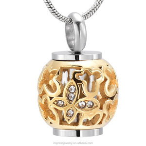 IJD9959 nueva llegada flor siempre en mi mente para siempre en mi corazón joyería de la cremación de mascotas o persona Memorial Ash regalo urna collar las mujeres - Product Image 4