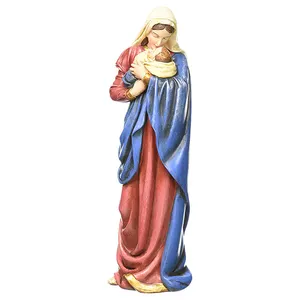 Een Moeders Kus Gezegend Hars Virgin Mary Standbeelden Beeldjes