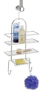 Wenko 15177100 Serviteur de <span class=keywords><strong>Douche</strong></span> <span class=keywords><strong>Chrome</strong></span> 3 Tablette - Product Image 1