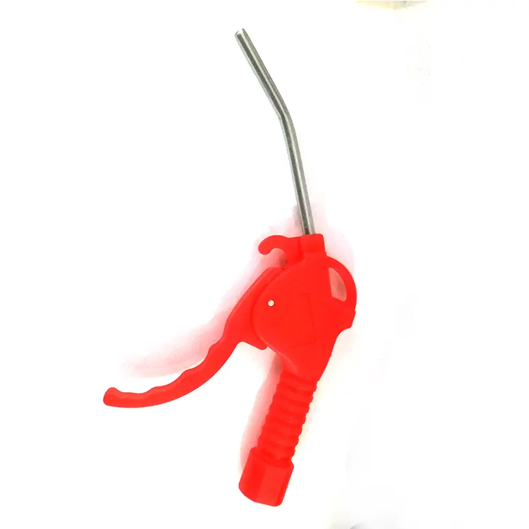 Rubber tip plastic long nozzle air blow gun