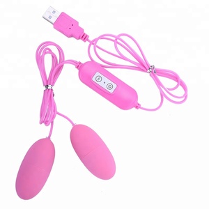 Juguetes sexuales de doble vibración alimentados por USB, vibrador <span class=keywords><strong>fuerte</strong></span>, huevos de salto dobles, producto sexual para mujeres, orgasmo, Juguetes sexuales para adultos - Product Image 5