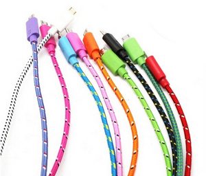 1m / 3 pies de longitud de cable <span class=keywords><strong>usb</strong></span> cable <span class=keywords><strong>micro</strong></span> <span class=keywords><strong>usb</strong></span> trenzado/barided cable para <span class=keywords><strong>iphone</strong></span> - Product Image 5