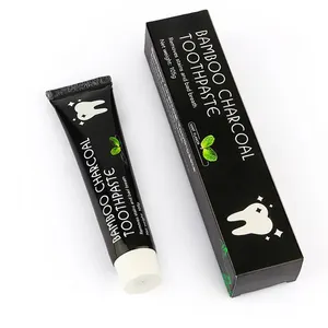 Wholesale Natural Teeth Whitening Mint Flavor Bamboo Charcoal Toothpaste OEM