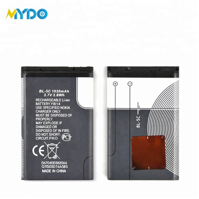 Rechargeable Li Ion Battery for Nokia 6300 6136 6102i 6170 6260 5c 5b 4c Mobile Phones Lithium Ion Batteries