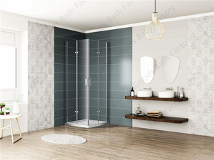ขายร้อนแบบพกพา Foshan สแตนเลส Irvin แผงลอยมุมเล็กๆห้องอาบน้ำฝักบัว Roomglass Enclosure - Product Image 2