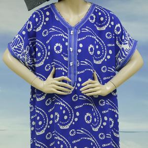 Wholesale African <strong>Fashion</strong> <strong>Kitenge</strong> Dress Designs Plus Size Straight Dress - Product Image 4