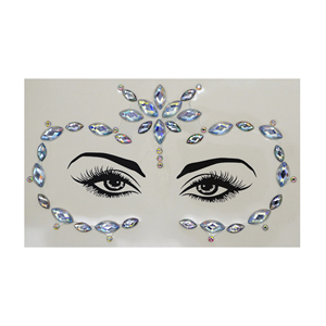 Nước Mắt Đá Quý Đá Rhinestone Nàng Tiên Cá mặt đồ trang sức hình xăm <span class=keywords><strong>bindi</strong></span> dán tạm thời - Product Image 2