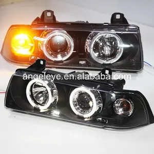 For BMW E36 LED Angel Eyes Head Lamp 1991-1997 year SN