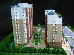 Maqueta <span class=keywords><strong>de</strong></span> Tren Moderno a Escala HO/N, Modelos Arquitectónicos y <span class=keywords><strong>de</strong></span> Construcción, Edificio <span class=keywords><strong>de</strong></span> Plástico ABS, Modelo <span class=keywords><strong>de</strong></span> Planificación Urbana - Product Image 2