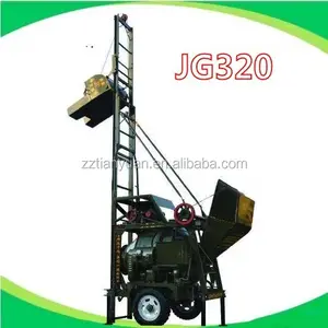 concrete mixer with lift ladder type jg320