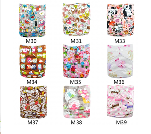 <span class=keywords><strong>Alva</strong></span> baby Couches Lavables Couches Lavables Minky IMPRIMÉ RÉUTILISABLE + 1 insert - Product Image 4