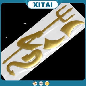 Accesorios <span class=keywords><strong>del</strong></span> coche pequeño <span class=keywords><strong>diablo</strong></span> Xitai insignia <span class=keywords><strong>del</strong></span> coche pegatina de vinilo de arte.-n ° 02 - Product Image 2