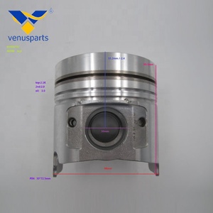 Piezas del motor de la carretilla elevadora 4TNE98 <span class=keywords><strong>4D98E</strong></span> pistón para venta YM129903-22081 129907, 22051 - Product Image 2
