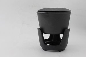 Pot <span class=keywords><strong>à</strong></span> <span class=keywords><strong>Fondue</strong></span> traditionnel <span class=keywords><strong>en</strong></span> <span class=keywords><strong>fonte</strong></span> de fromage émaillé noir - Product Image 3