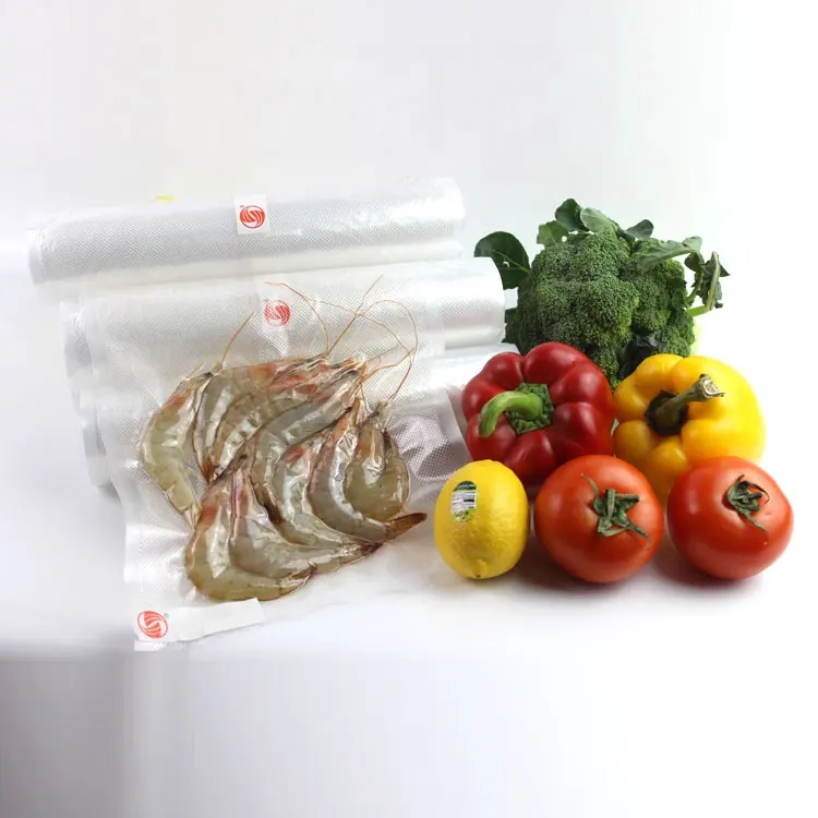 Bevroren Voedsel Nylon Vacuüm Reliëf Bagging Film Rolls