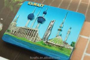 Nam Châm Tủ Lạnh Nhựa Resin Thiết Kế Theo Yêu Cầu Quà Lưu Niệm Du Lịch Kuwait - Product Image 3