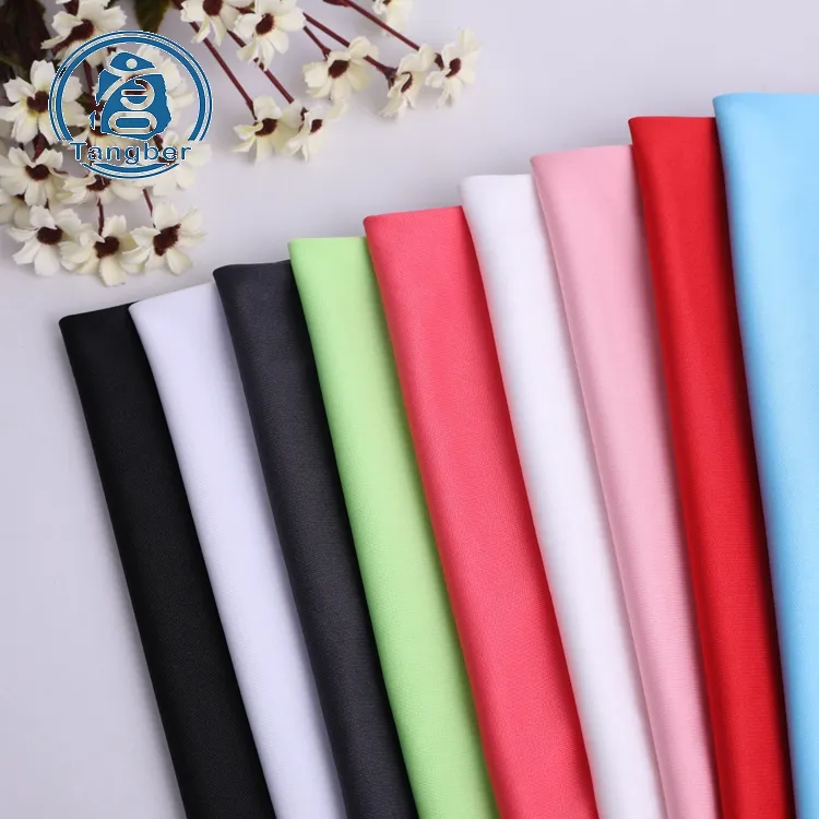 Красочные 150gsm 75/72 100% полиэстер пряжа окрашенная плоская кирпечей из глины Ткань Джерси для футболок и шорт