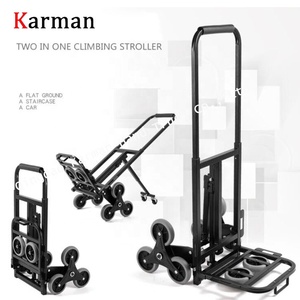 Chariot <span class=keywords><strong>à</strong></span> main <span class=keywords><strong>à</strong></span> <span class=keywords><strong>6</strong></span> <span class=keywords><strong>roues</strong></span> pour monter les escaliers, chariot de courses portable, pliable, petit chariot pratique, chariot <span class=keywords><strong>à</strong></span> bagages - Product Image 1