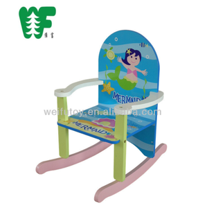 Meubles en bois chaise berçante pour bébé fille - Product Image 1