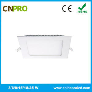 LM-80 6 w 9 w 12 w 15 w 18 w 24 w redondo/cuadrado llevó las luces del panel de techo luz para sala de reuniones - Product Image 5