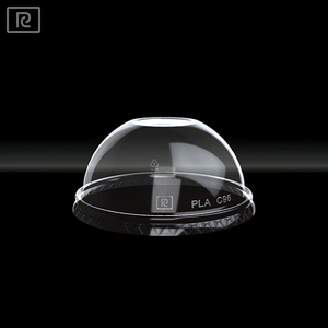 R-PLA- 10,12,16, 20, 24Oz PP PLA ไอศครีมแบบใช้แล้วทิ้งที่ย่อยสลายได้ใสน้ำผลไม้กาแฟถ้วยพลาสติกชานมพร้อมฝาปิด - Product Image 4