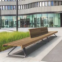 야외 현대 디자인 안뜰 착석 의자 공원 나무 정원 벤치