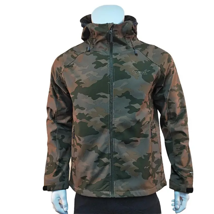 TOPGEAR custom camouflage waterproof and breathable wholesale outdoor sports winter wears men softshell jacket