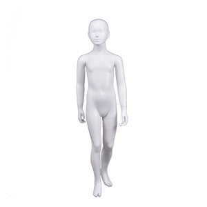 8ปีขนาดสีขาวไฟเบอร์กลาสใช้ Poesable Shop เด็กขนาด Mannequin สำหรับขาย