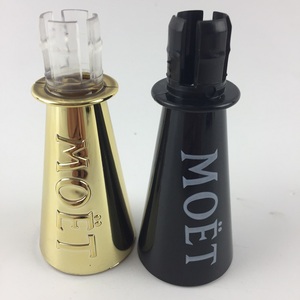 Negro/color dorado plástico Champagne Sipper - Product Image 4