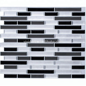 Buccia e Bastone Mattonelle Della Parete Della Cucina <span class=keywords><strong>Bagno</strong></span> Decorazione Della Parete 11*9.25 Inch Auto Adesivo Mattonelle di Mosaico - Product Image 2