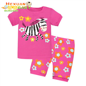 2024 desain terbaru uniseks musim panas pakaian tidur untuk anak-anak 100% katun Pijama bayi 09 pasokan pabrik grosir anak-anak kartun bayi