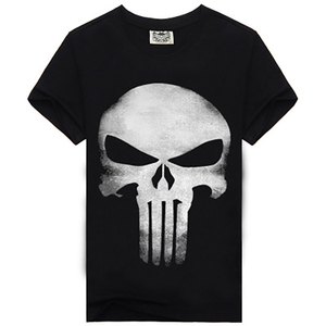 Nuova <span class=keywords><strong>T</strong></span>-shirt da Uomo Estiva di Tendenza con Stampa 3D, Moda Street Style Amata dalle Modelle, <span class=keywords><strong>T</strong></span>-shirt <span class=keywords><strong>Rock</strong></span> con Teschio e Biga dell'Anima - Product Image 4