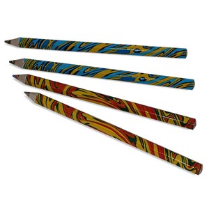Ensemble de crayons de couleur magiques taille Jumbo 4 en 1 de haute qualité ensemble de crayons de coloriage en bois personnalisés pour enfants - Product Image 1