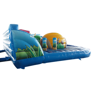 Città del Divertimento Gonfiabile a Tema Giungla con Percorso a Ostacoli di Cheer Amusement - Product Image 3