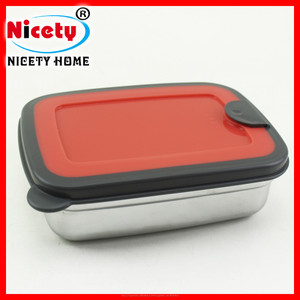 16cm lonchera de acero inoxidable 410 con tapa azul <span class=keywords><strong>para</strong></span> guardar la comida - Product Image 2