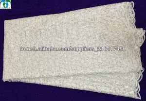 L'arrivée de nouveaux africain suisse de lacet voile, voile de coton tissu de lacet - Product Image 3