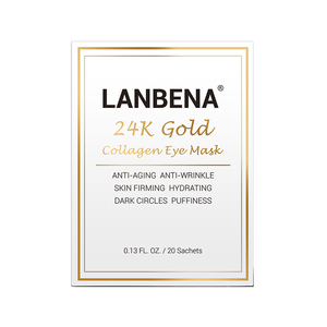 LANBENA 24 K gold eye mask sheet collagen anti wrinkle - Product Image 3