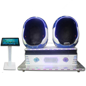 Atracciones en películas teatro máquina de juegos de 360 grados 2 asientos de 9D huevo cine VR - Product Image 3