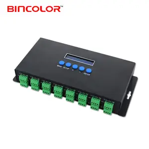 BC-216 spi 接口 lcd 显示兼容 artnet dmx 控制器 led 像素控制器 pc 软件光控制器