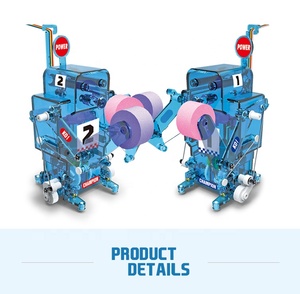 Jouets de <span class=keywords><strong>boxe</strong></span> robotique intelligents pour enfants Assemblage de bricolage avec fonction à piles Jouets éducatifs en plastique pour l'amélioration de l'esprit - Product Image 3