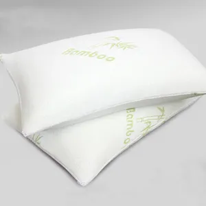 Bantal Bambu dengan Busa, Arang Bambu Yang Dapat Diatur Tinggi dengan Busa Pu Kuantitas Tinggi