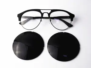 EXIA P23 Sunglasses Polarized Black Lens CR-39 Resin Dark Colors UV400 Base 6