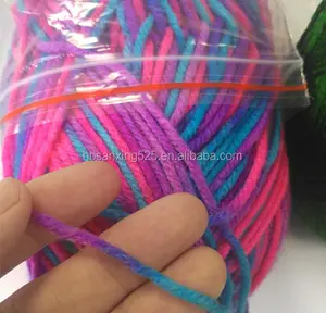 Suppliers Yarns Acrylic Wool Yarn For Knitting Scarf