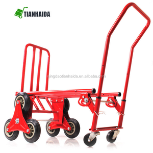 중국 제조업체 6 개의 바퀴가 계단을 오를 수 있습니다. 핸드 트럭 플랫폼 계단 용 <span class=keywords><strong>3</strong></span> 개의 바퀴 트롤리 - Product Image 5