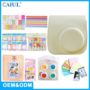 Mini sac photo <span class=keywords><strong>Instax</strong></span> rose avec cadre autocollants pour album photo filtres miroir à <span class=keywords><strong>selfie</strong></span> pour accessoires vidéo et photographie - Product Image 3