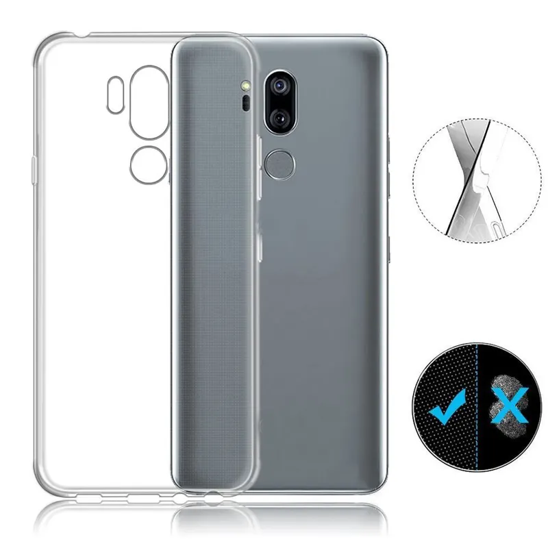 New Arrival Transparent Phone Protection Case Silicon Soft Customized TPU Clear Back Cover for LG V30