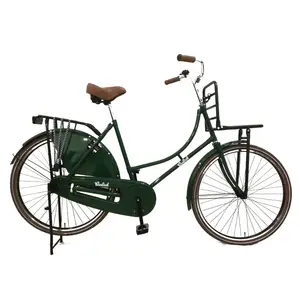 Bicicleta holandesa de 28 pulgadas OEM, bicicleta urbana para mujer con certificado CE, bicicleta de Ciudad de aleación de acero de estilo holandés de 28 pulgadas